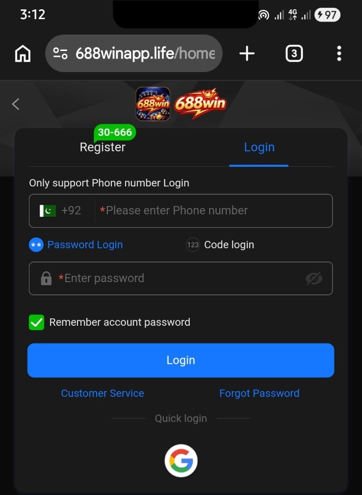 688Win Login